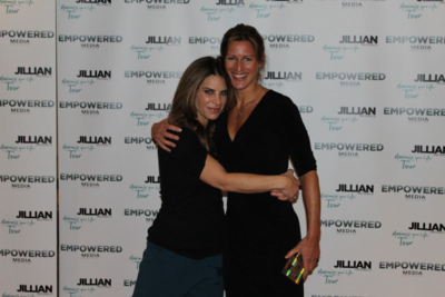 Cheryl with renowned wellbeing guru Jillian Michaels