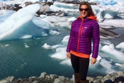 Cheryl in Iceland