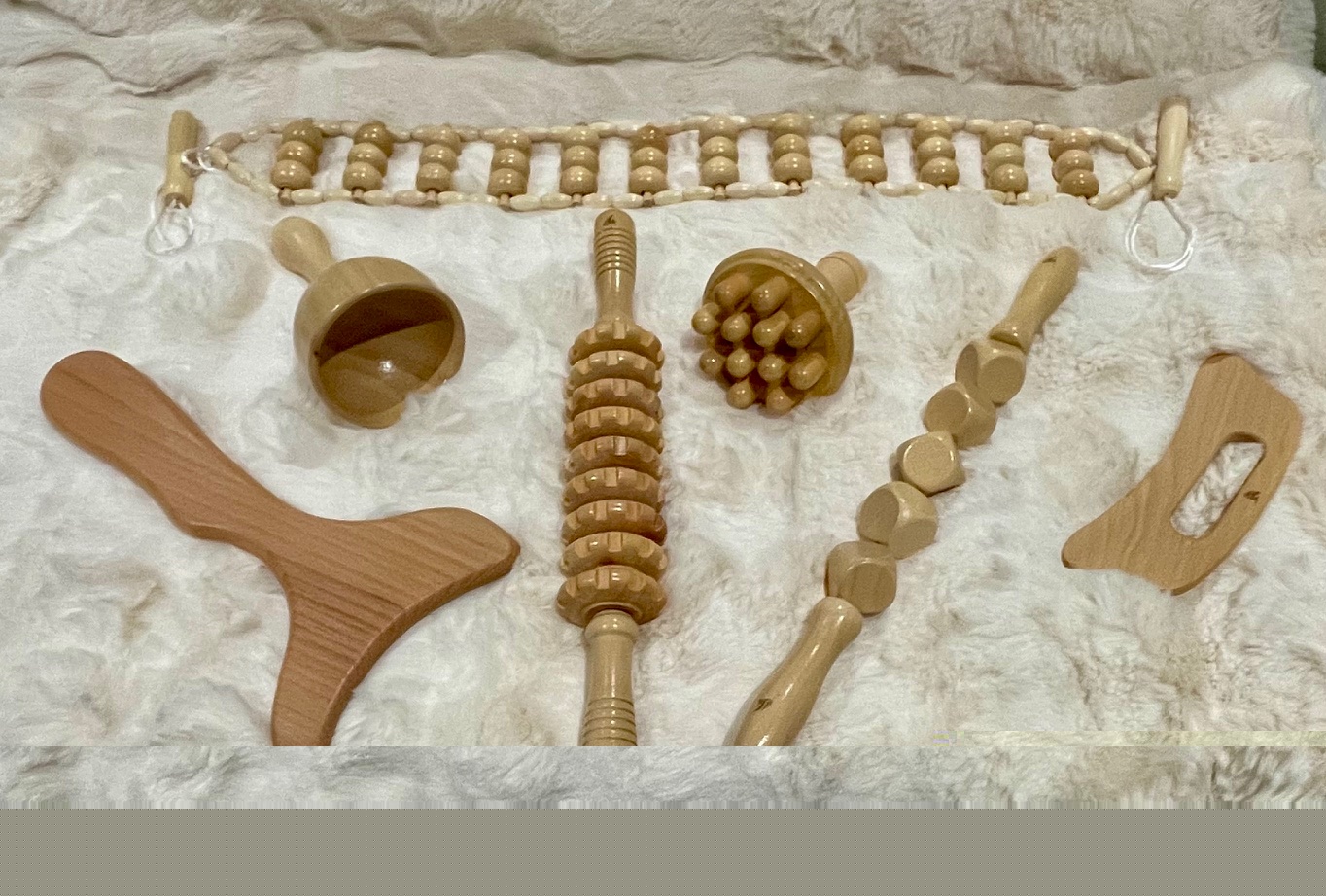 Brazlian MLD wooden maderotherapy tools